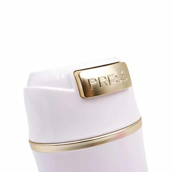 Adhesive Storage Container - White & Gold